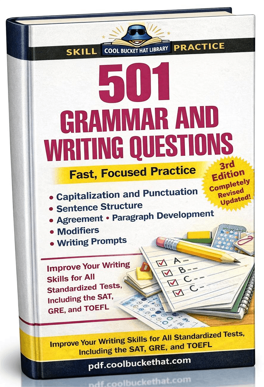 501 Grammar and Writing Questions, 3rd Edition Study Guide 501 Grammar and Writing Questions, 3rd Edition… is a powerful practice resource designed to strengthen grammar accuracy, writing clarity, and exam readiness. Many learners understand grammar rules in theory but struggle to apply them effectively in real writing situations. This gap often leads to confusion, hesitation, and repeated mistakes. A structured question-based book helps bridge that gap. Through targeted exercises, learners actively engage with grammar concepts instead of passively reading explanations. As a result, knowledge becomes practical, measurable, and easier to retain. In this article, you will explore how practice-based grammar learning improves writing skills, why question-driven resources are effective, and how to use this book strategically to boost confidence and exam performance. Why Grammar Practice Is Essential for Strong Writing Grammar is the foundation of clear communication. Without accurate sentence structure, ideas may appear confusing or incomplete. Even strong vocabulary cannot compensate for poor grammar organization. Furthermore, grammar influences credibility. Academic writing, professional emails, and competitive exams all require clarity and correctness. Therefore, learners who actively practice grammar often produce more polished and effective writing. Another important benefit is reading comprehension. When grammar patterns become familiar, learners can interpret complex texts more easily. Consequently, both receptive and productive language skills improve together. Most importantly, consistent grammar practice reduces writing anxiety. Learners feel more confident expressing ideas because they trust their sentence construction. How Question-Based Learning Improves Grammar Mastery Traditional grammar study often relies on memorization. However, memorized rules are easily forgotten when they are not applied. Question-based learning solves this problem by encouraging active thinking and problem-solving. A structured workbook like 501 Grammar and Writing Questions, 3rd Edition provides immediate opportunities to apply grammar knowledge. Each question challenges learners to identify errors, choose correct structures, or improve sentence clarity. Because of this active engagement: Grammar awareness increases Mistakes become learning opportunities Confidence develops gradually Writing accuracy improves over time Additionally, question-based learning simulates exam environments. Learners become comfortable working under time constraints and recognizing tricky grammar patterns. Key Areas Covered in the Book One reason 501 Grammar and Writing Questions, 3rd Edition… is effective lies in its comprehensive coverage of grammar and writing topics. The variety of questions ensures balanced skill development. Sentence Structure and Clarity Learners practice identifying fragments, run-on sentences, and unclear phrasing. These exercises improve sentence flow and readability. As a result, writing becomes more organized and easier for readers to understand. Parts of Speech and Usage Understanding nouns, verbs, adjectives, and adverbs is essential for accurate expression. Question-based exercises help learners apply these concepts naturally rather than memorizing definitions. This practical approach strengthens grammatical intuition. Verb Tense Consistency Many learners struggle with maintaining tense consistency across sentences. Targeted exercises highlight common errors and reinforce correct patterns. Consequently, learners develop stronger storytelling and explanatory writing skills. Punctuation and Mechanics Punctuation plays a significant role in meaning and readability. Exercises focusing on commas, semicolons, apostrophes, and capitalization help learners avoid common mistakes. Improved punctuation leads to clearer and more professional writing. Writing Improvement and Editing Editing exercises encourage learners to revise weak sentences and improve clarity. This process builds critical thinking and self-editing skills that are essential for academic and professional writing. Benefits for Exam Preparation Grammar and writing questions frequently appear in standardized tests, entrance exams, and job assessments. Practicing with targeted question sets prepares learners for these challenges. Familiarity With Exam Patterns Repeated exposure to grammar questions helps learners recognize common exam traps. This familiarity reduces stress and improves accuracy during real tests. Time Management Skills Timed practice improves speed without sacrificing accuracy. Learners develop the ability to identify errors quickly and make confident decisions. Confidence Under Pressure When learners practice regularly, exams feel less intimidating. Confidence replaces anxiety, leading to improved performance. Because of these advantages, many students rely on 501 Grammar and Writing Questions, 3rd Edition… as a reliable exam preparation companion. Effective Strategies for Using the Book Simply completing exercises is not enough. Strategic practice maximizes learning outcomes. 1. Practice in Small Daily Sessions Short practice sessions prevent fatigue and encourage consistency. Even 20–30 minutes daily can lead to noticeable improvement over time. Consistency strengthens memory and builds long-term grammar awareness. 2. Review Mistakes Carefully Mistakes provide valuable feedback. Instead of moving forward quickly, learners should analyze incorrect answers and understand the reasoning behind corrections. This reflection process prevents repeated errors. 3. Apply Grammar in Personal Writing After completing exercises, learners should write short paragraphs using the grammar concepts practiced. This step transforms passive knowledge into active skill. Over time, writing becomes smoother and more confident. 4. Mix Practice With Reading and Speaking Grammar improves faster when integrated with reading and speaking activities. Exposure to correct sentence structures reinforces learning naturally. As a result, learners develop balanced language proficiency. Common Challenges Learners Face While grammar practice is beneficial, learners often encounter obstacles during the process. Overthinking Rules Some learners focus excessively on rules, which can slow writing. Question-based practice helps build instinctive understanding and reduces overanalysis. Fear of Making Mistakes Fear can prevent learners from experimenting with language. However, practice environments are designed for error correction and improvement. Lack of Consistency Irregular practice leads to slow progress. Establishing a routine helps learners maintain momentum and motivation. Recognizing these challenges allows learners to adopt more effective learning habits. How Question Practice Improves Editing Skills Editing is a critical yet often overlooked writing skill. Many learners can generate ideas but struggle to refine them. Grammar question exercises train learners to identify weak structures, awkward phrasing, and punctuation errors. This awareness gradually transfers to personal writing tasks. As a result, learners become more independent writers who can revise their work confidently without relying heavily on external correction. Who Can Benefit From This Resource The flexibility of 501 Grammar and Writing Questions, 3rd Edition… makes it valuable for various learners. Students Students preparing for school or university exams gain targeted grammar practice and improved writing accuracy. Job Seekers Professionals preparing for recruitment tests or workplace assessments benefit from improved written communication and editing skills. ESL Learners English learners strengthen grammar understanding and gain confidence in sentence construction and everyday writing. Self-Learners Independent learners appreciate the structured practice and measurable progress provided by question-based learning. Building a Long-Term Grammar Improvement Habit Grammar mastery requires patience and consistency. Therefore, learners should focus on building sustainable study habits. Start with realistic goals. Completing a small number of questions daily is more effective than attempting large sections irregularly. Gradual progress prevents burnout and supports retention. Tracking improvement also boosts motivation. Noticing fewer mistakes and increased writing confidence reinforces commitment to practice. Additionally, revisiting previously completed questions strengthens memory and prevents regression. Combining Grammar Practice With Other Learning Resources While question-based workbooks are highly effective, combining them with additional resources enhances results. Reference books provide deeper explanations, while writing practice offers real application opportunities. Online quizzes, language apps, and feedback from teachers or peers further reinforce learning. Most importantly, consistent reading exposes learners to correct grammar patterns naturally. This exposure complements structured practice and accelerates improvement. The Confidence Boost From Structured Practice Confidence plays a major role in writing success. Many learners hesitate to express ideas because they fear grammatical mistakes. However, structured question practice creates a safe environment for learning and improvement. As learners recognize patterns and correct errors more easily, hesitation decreases. Confidence grows gradually, allowing learners to write more freely and communicate ideas effectively. This psychological benefit is just as important as grammatical accuracy. Final Thoughts 501 Grammar and Writing Questions, 3rd Edition… is more than a grammar workbook. It is a practical training tool that transforms passive knowledge into active writing ability. Through structured exercises, learners develop accuracy, confidence, and exam readiness simultaneously. By practicing consistently, reviewing mistakes, and applying grammar concepts in real writing, learners can significantly improve communication skills. Additionally, combining question-based practice with reading and speaking activities creates a well-rounded learning experience. Ultimately, strong grammar is not achieved through memorization alone. It is built through repeated practice, reflection, and application. With dedication and the right learning strategy, learners can use this resource to enhance writing clarity, perform better in exams, and communicate with confidence in academic and professional environments.